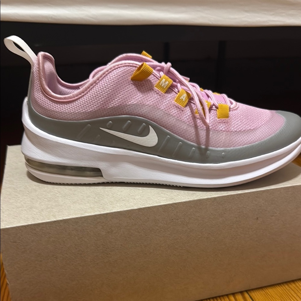 Nike Pink and Gray Sneakers with Modern Design